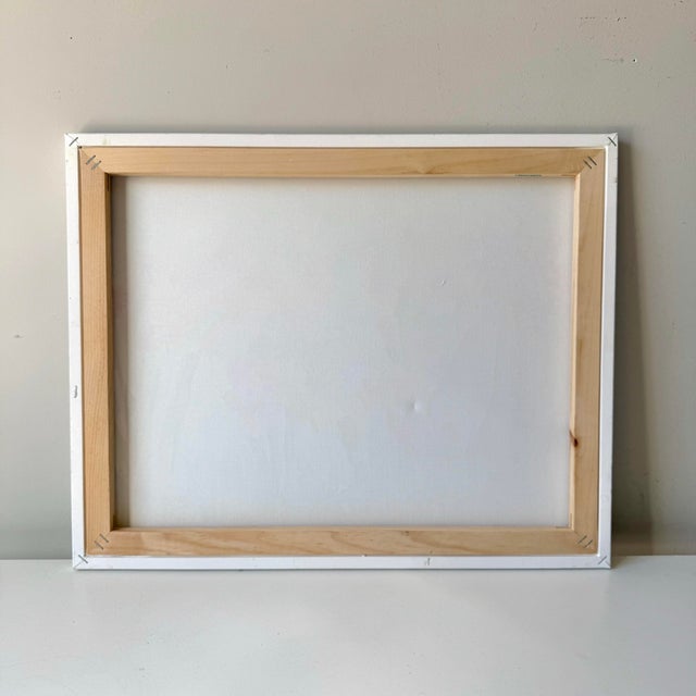 Iris Painting Contemporary Mixed Media Painting For Sale - Image 4 of 4