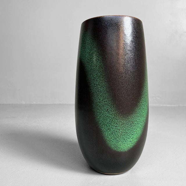 Japanese Ikebana Vase by Tachikichi, Hisui Series, Kyoyaki, 1970s For Sale - Image 16 of 16