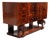 Art Deco Sicilian Wooden Sideboard with Hand-Carved Elephants For Sale