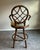 Late 20th Century Late 20th Century Set of 3 McGuire Modern Rattan Swivel Bar Stools For Sale - Image 5 of 8