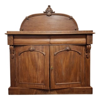 English Sideboard in Mahogany with Shelf, 1800 For Sale