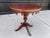 Vintage Giraffe Animal Print Wood Turned Leg Pedestal Table Lane Furniture For Sale - Image 10 of 10