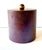 1970's Hollywood Regency Georges Briard Style Brown Leatherette Ice Bucket by Kraftware Elegance For Sale - Image 10 of 10