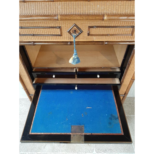 French Chinoiserie Secretaire, 1920s For Sale - Image 17 of 18