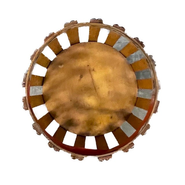 Mid-Century Modern Vintage Mid-Century Modern Slatted Plant Stand For Sale - Image 3 of 6