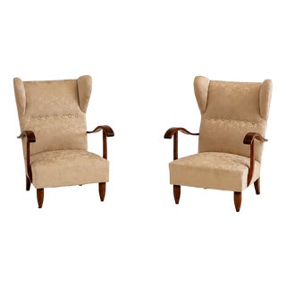 Vintage Armchairs by Paolo Buffa, 1950s, Set of 2 For Sale