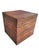 Mid-Century Modern Vintage Pencil Reed Gabriella Crespo Style British Colonial Storage Cube Side Table For Sale - Image 3 of 7