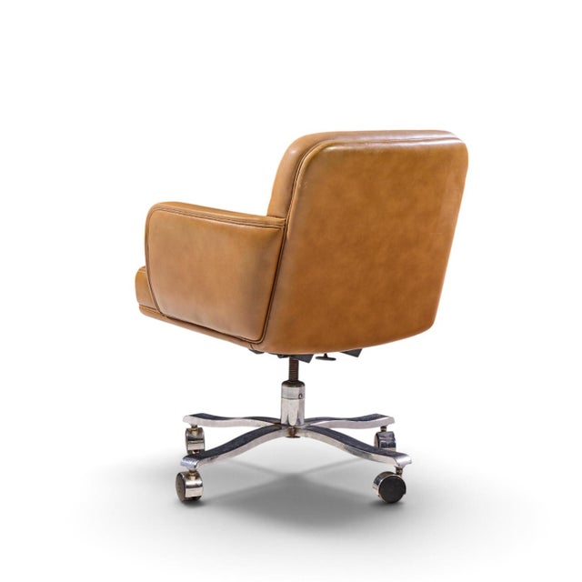 Mid 20th Century Nicos Zographos Mid Century Desk Chair For Sale - Image 5 of 9