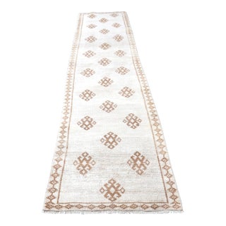 Turkish Hallway Wool Runner For Sale