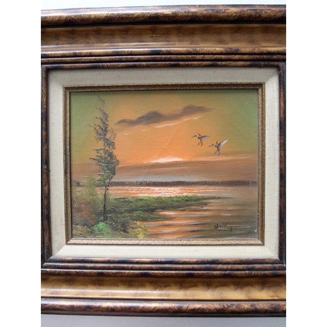 Vintage Landscape Oil Painting For Sale - Image 6 of 13