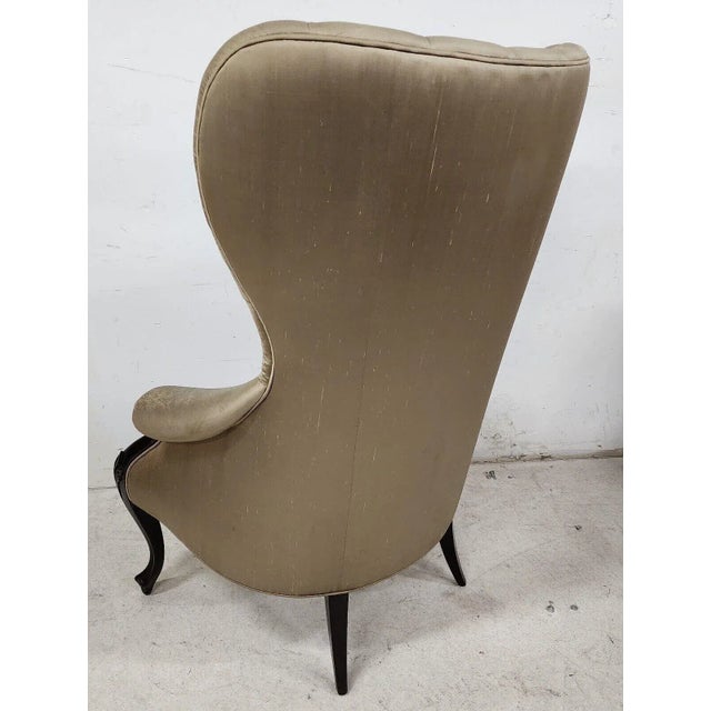 Early 21st Century French Wingback Armchair by Christopher Guy For Sale - Image 5 of 13