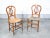 Set of Walnut Chairs For Sale - Image 9 of 9