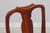 Brown Set of 10 Henkel Harris Cherry Queen Anne Dining Room Chairs For Sale - Image 8 of 18