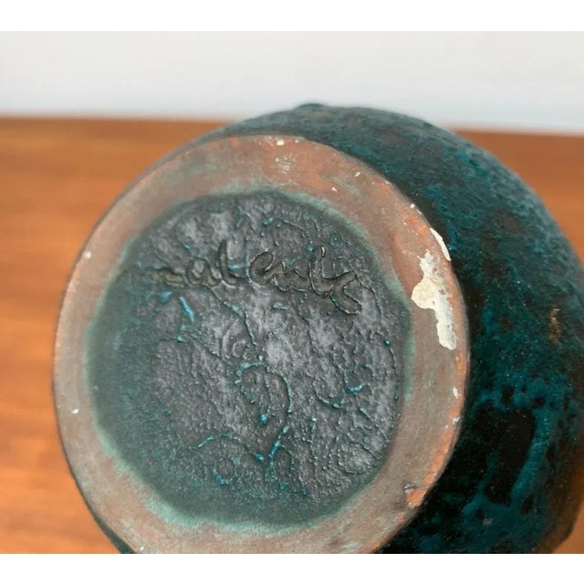 Mid-Century German Studio Pottery Vase by Töpferhof Malente, 1960s For Sale - Image 9 of 12