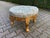 Late 20c French Louis XVI Gold Damask Bench - 1 Pc For Sale - Image 9 of 11