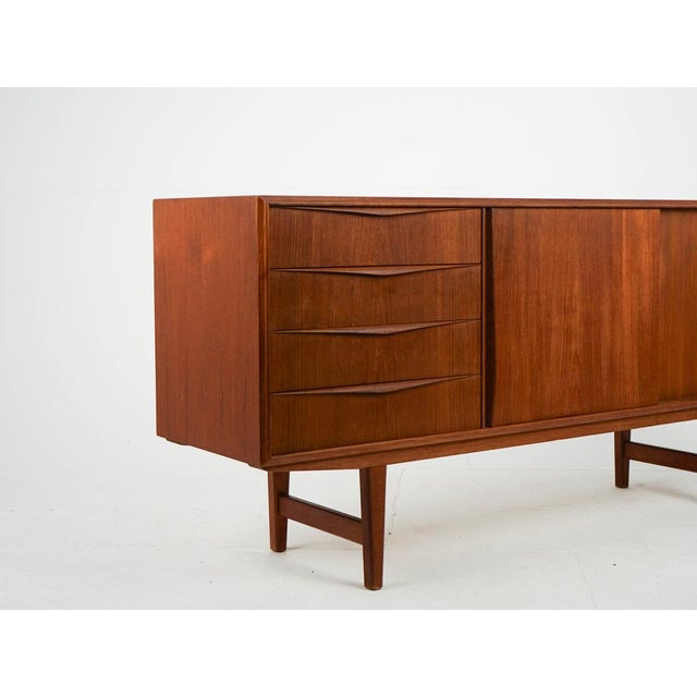 Vintage Mid-Century Teak Sideboard by Erling W. Bach, 1960s For Sale - Image 6 of 10