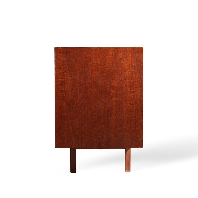 H.P. Hansen Hp Hansen Style Mid Century Danish Teak and Brass Credenza For Sale - Image 4 of 9