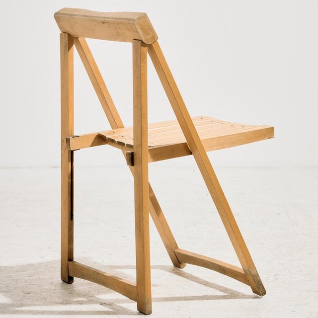 Beech Chair by Aldo Jacober for Alberto Bazzani, 1960s For Sale - Image 4 of 13