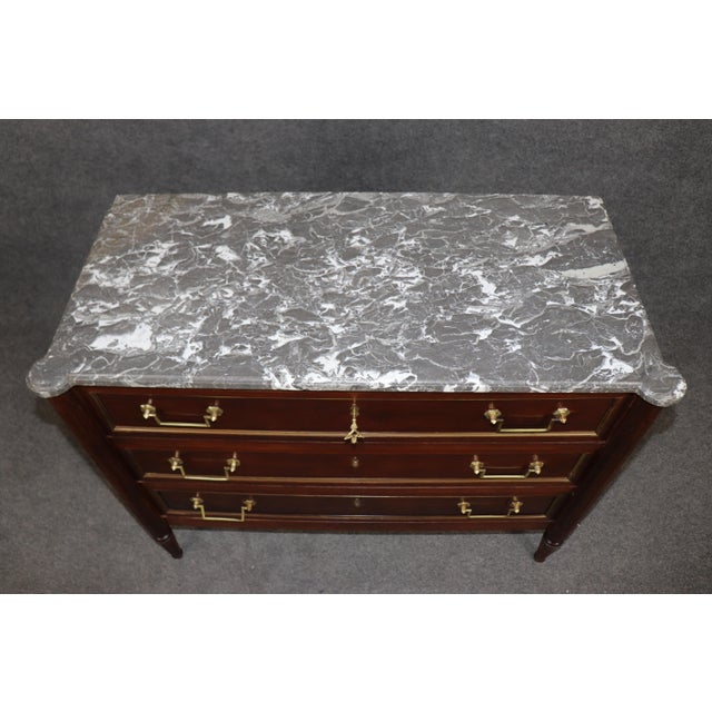 Dimensions: 32.5 inches high x 40.25 inches wide x 19 inches deep Absolutely beautiful antique French Louis XVI style...