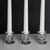 Early 21st Century Clear Glass Taper Candle Holders Set Two For Sale - Image 5 of 8