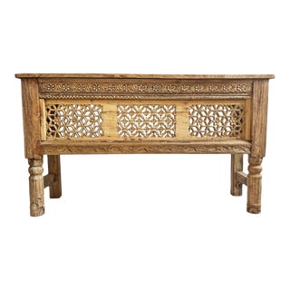 Vintage Architectural Console Entry Table For Sale