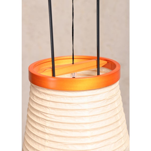 Akari Model 14a Light Sculpture in Washi Paper and Bamboo by Isamu Noguchi For Sale - Image 9 of 14