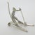 1970s Vintage Italian Handmade Genuine Silver Slalom Skier Figurine, 1970s For Sale - Image 5 of 14