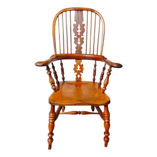English Windsor Armchair, 1880s For Sale