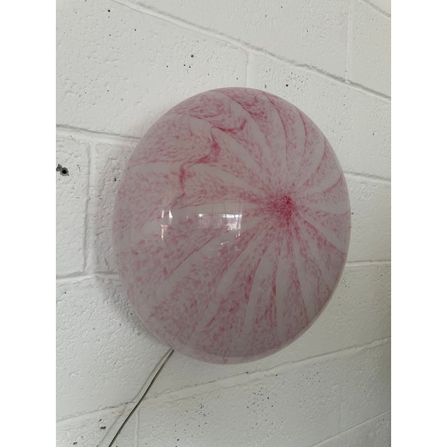 Pink Murano Glass Wall Lamp from La Murrina, 1980s For Sale - Image 9 of 11