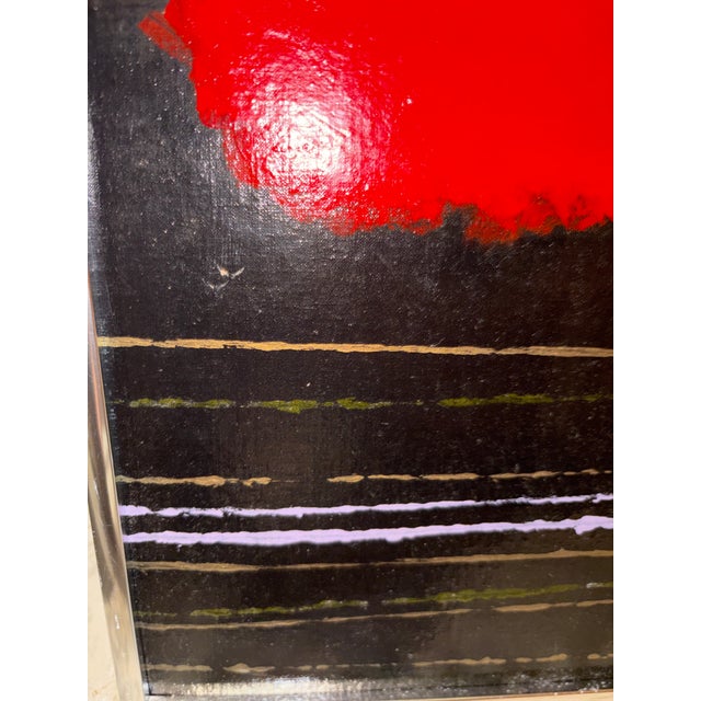 1989 Original Abstract Acrylic Painting “Rothko’s Baby” Inspired by Mark Rothko For Sale In San Diego - Image 6 of 8