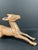 Late 20th Century Late 20th Century Carved Wood Deer Sculpture For Sale - Image 5 of 9