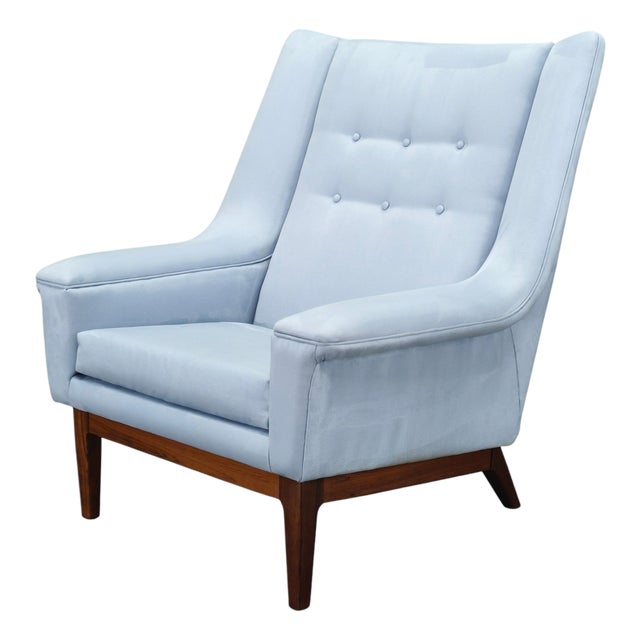 Danish Highback Lounge Chair from Slagelse Møbelvaerk, 1960s For Sale