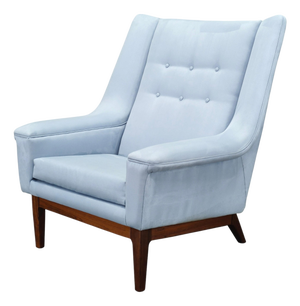 Danish Highback Lounge Chair from Slagelse Møbelvaerk, 1960s