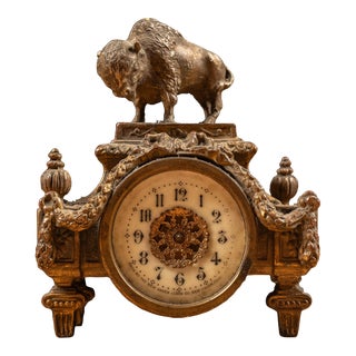 Early 20th Century Art Nouveau Mantle Clock For Sale