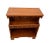 Wood Vintage Bookcase Display Traditional Farmhouse Style Solid Maple Two Shelves For Sale - Image 7 of 11