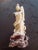 Chinese 1920s Chinese Handcarved Soapstone Diety Kwan Yin Figurine For Sale - Image 3 of 5
