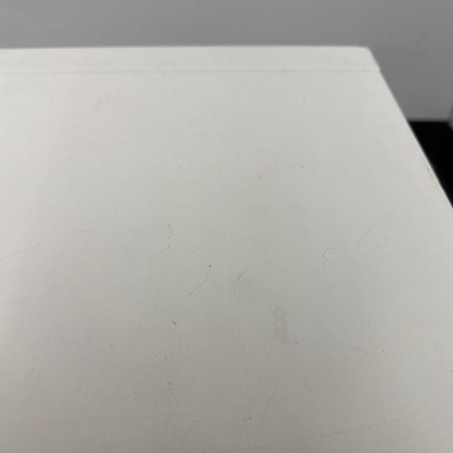 Contemporary White Parsons-Style Writing Desk For Sale - Image 12 of 12