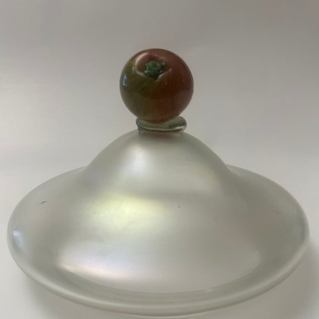 Glass Mid 20th Century Steuben Fredrick Carter Vase For Sale - Image 7 of 9