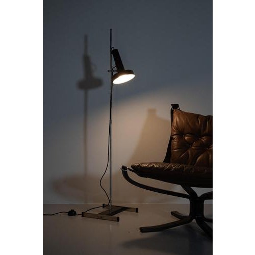 Metal Vintage Danish Floor Lamp For Sale - Image 7 of 12
