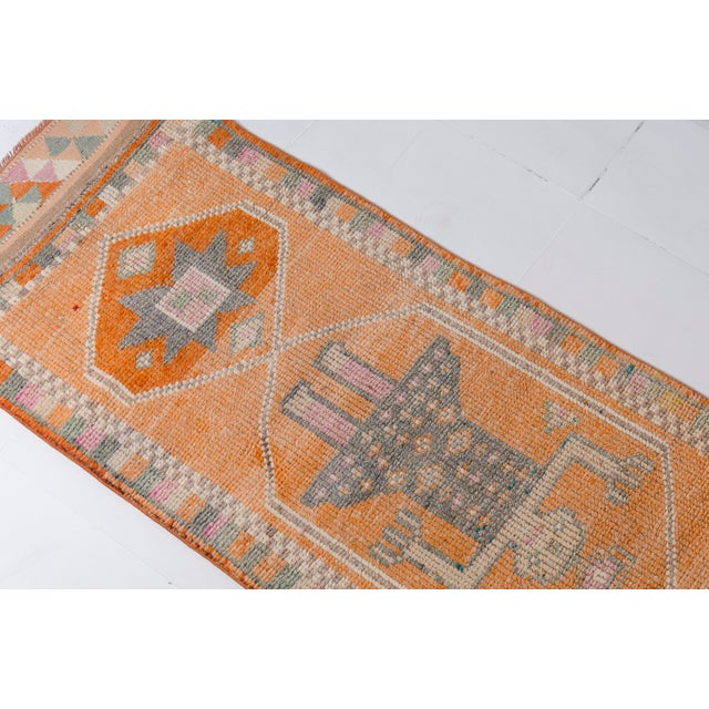 1950s Low Pile Wool Runner For Sale - Image 10 of 10