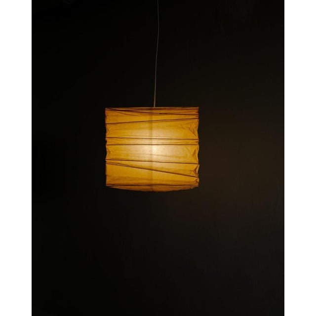 Early Mid-Century Isamu Noguchi 35x Akari Ceiling Lamp Pendant by Ozeki & Co, Japan, 1970s For Sale - Image 4 of 10