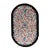 Mid-20th C Entury Chinese Art Deco Oval Rug 3'1" X 4'11" For Sale
