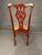Antique Chippendale Style Mahogany Side Chair Set of 4 With Floral Upholstery, C. 1890 For Sale - Image 9 of 16