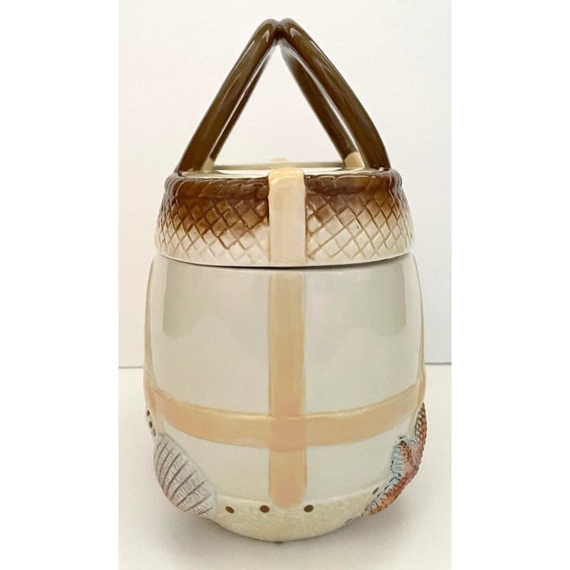 Nautical 1990s Beach Bag Cookie Jar For Sale - Image 3 of 5
