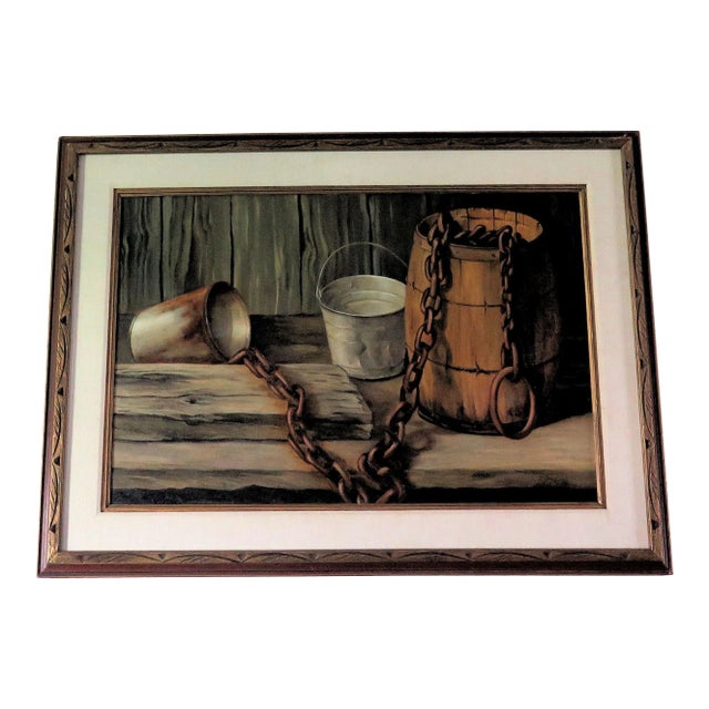 Andrew Wyeth Style Painting by Artist K. Guzevich For Sale