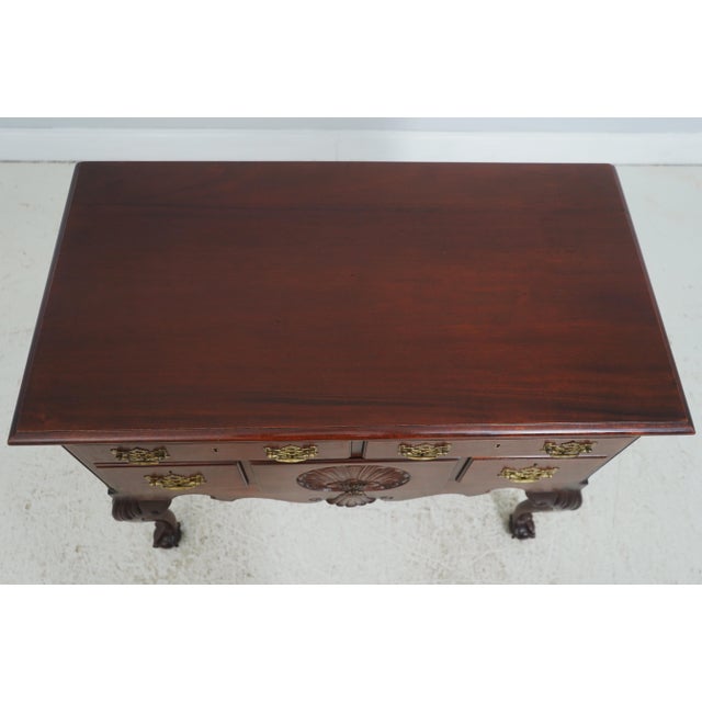 Biggs Mahogany Chippendale Style Carved Lowboy For Sale In Philadelphia - Image 6 of 18