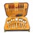 Oneida Community “Coronation” Silverplate Flatware Set: 58 Pieces - Service for 8 With Hostess Serving Pieces and Retro Storage Chest (Vintage 1950s) For Sale
