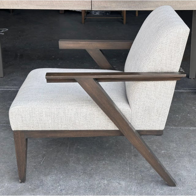 Handsome Modern Robert Marinelli Super Stylish Club Chair.
