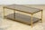 Mid-20th Century French Neoclassical Coffee Table With Brass & Glass For Sale - Image 9 of 17