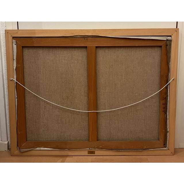 Sergio Cecchi, Paysage, Genève, Oil on Canvas, Framed For Sale - Image 12 of 13